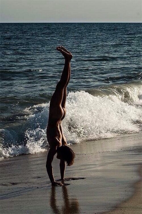 gay male nudist hippie living in Palm Springs