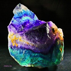cosmicmoonlightx:  Rainbow Fluorite 