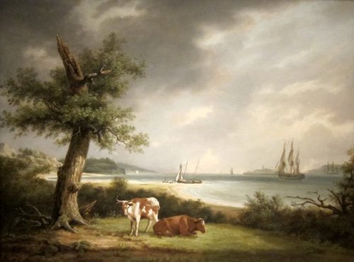 The Narrows, New York Bay, Thomas Birch, 1812