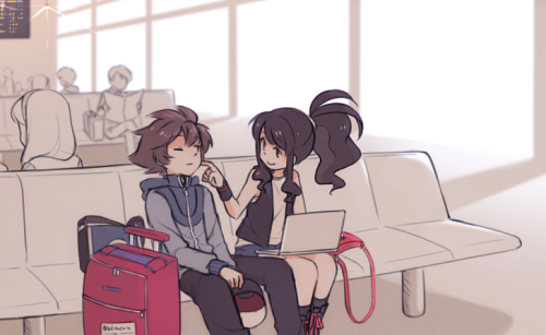 luoqin:Jet lag.