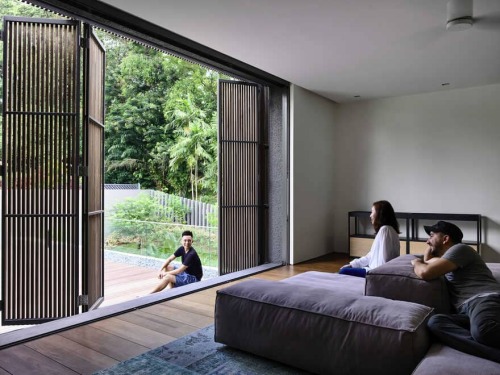 homeworlddesign: KAP-House Featuring a Series of Rectilinear Volumes Placed in Interlocking Juxtapos