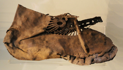 thesilicontribesman:Roman Shoes Set 2 at Vindolanda Roman Fort, near Hadrian’s Wall, Northumbr