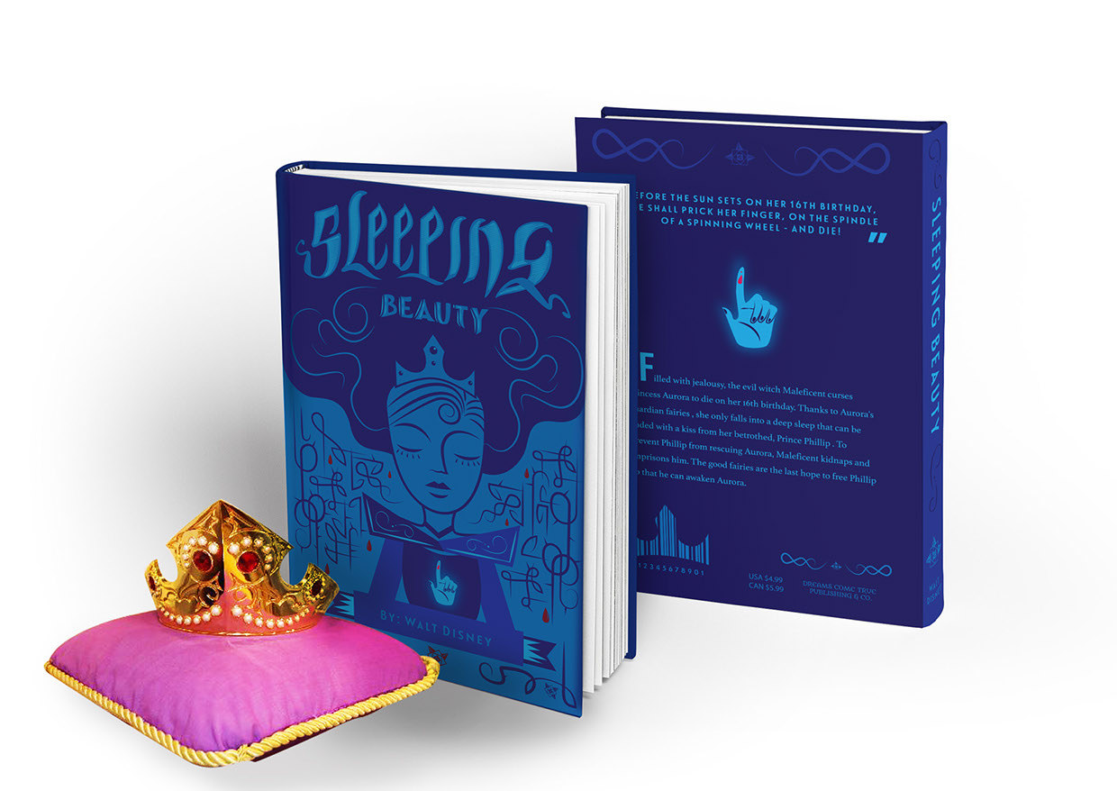 fairytalemood:  &ldquo;The Princess Series&rdquo; - Disney book cover concepts