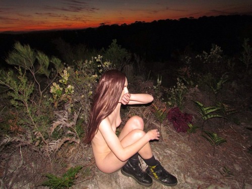 whiskeyincairo:  tripping in the yamba bush earlier this year 