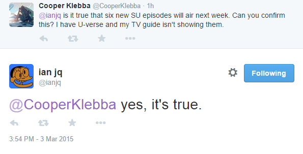 More confirmation