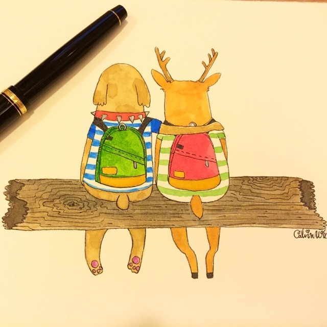 旅行系列 2
#doodle #draw #illustration #backpacker #CalvinWu