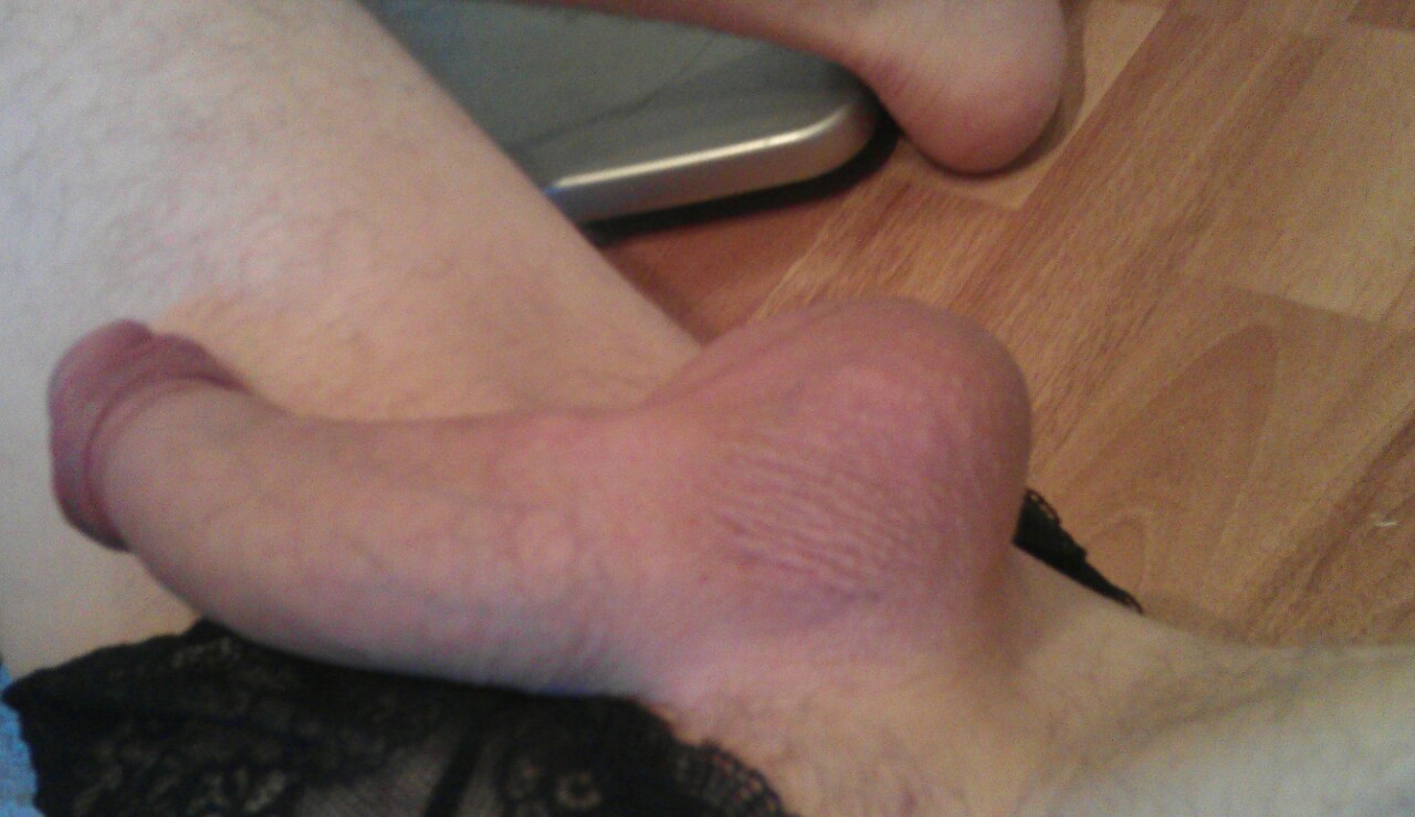 hornyukguy69:  I find wearing the wifeâ€™s sexy underware such a turn on it