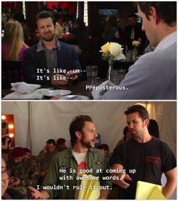 always-sunny-aso:Dennis continuity in season 5