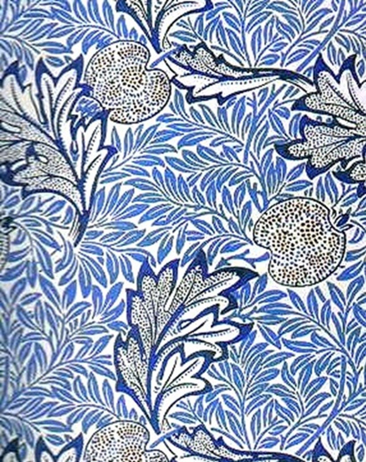 huariqueje:  William Morris designs  British 1834-1896 - -Tulip and Willow,  1973
