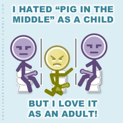 sweetheartbeatoffroadmusic:  PIG IN THE MIDDLE.