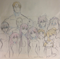 As-Warm-As-Choco:  Original Sketch Of Kill La Kill&Amp;Lsquo;S Final Scene By