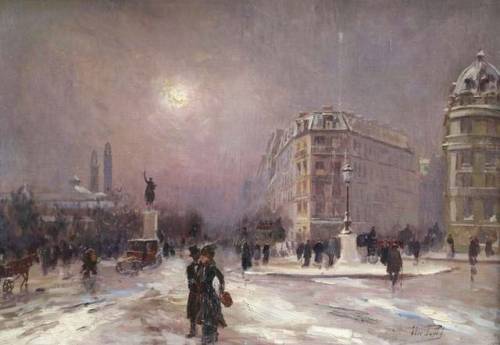 Elie Anatole PavilWinter in Paris1920