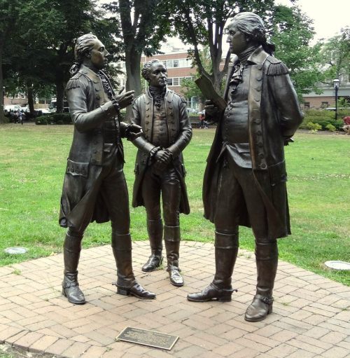 housetohalf: books-and-whatever: softjoly: cometholmes: The Marquis de Lafayette (left) informs Gene