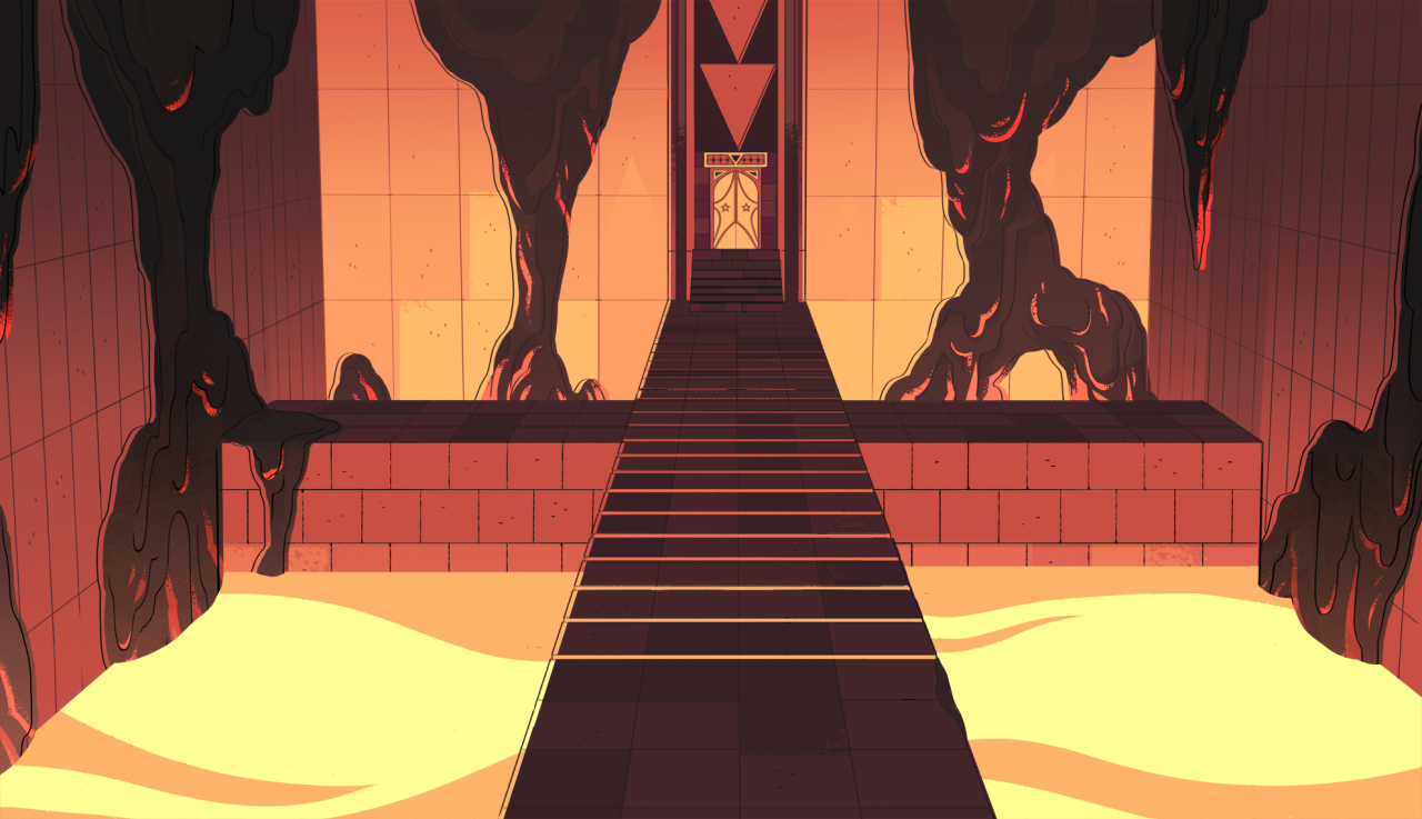 A selection of Backgrounds from the Steven Universe episode: The TestArt Direction:
