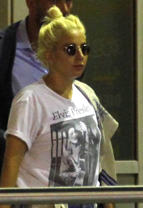 gagasgallery: Gaga arrives at the airport in Nice, France. 7.5.15