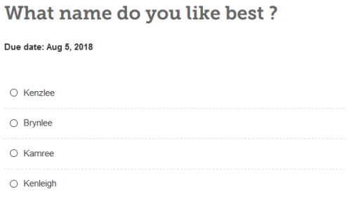 catwithaknife: here are my favourite babycenter.com poll questions from the past week