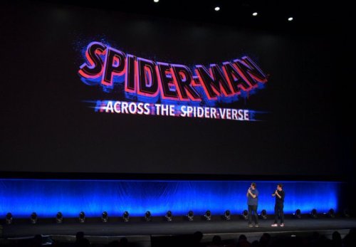 dailymilesmorales: spiderversemovie: @phillordy and @chrizmillr were beyond excited to share #S