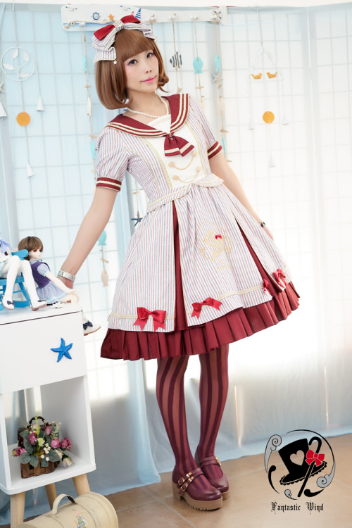 truth2teatold:  Fantastic Wind Sailor series preorder - one piece dress, jumperskirt, blouse, headbo