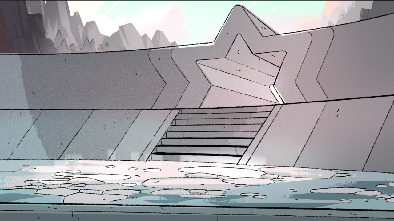 A selection of Backgrounds from the Steven Universe episode: An Indirect Kiss Art