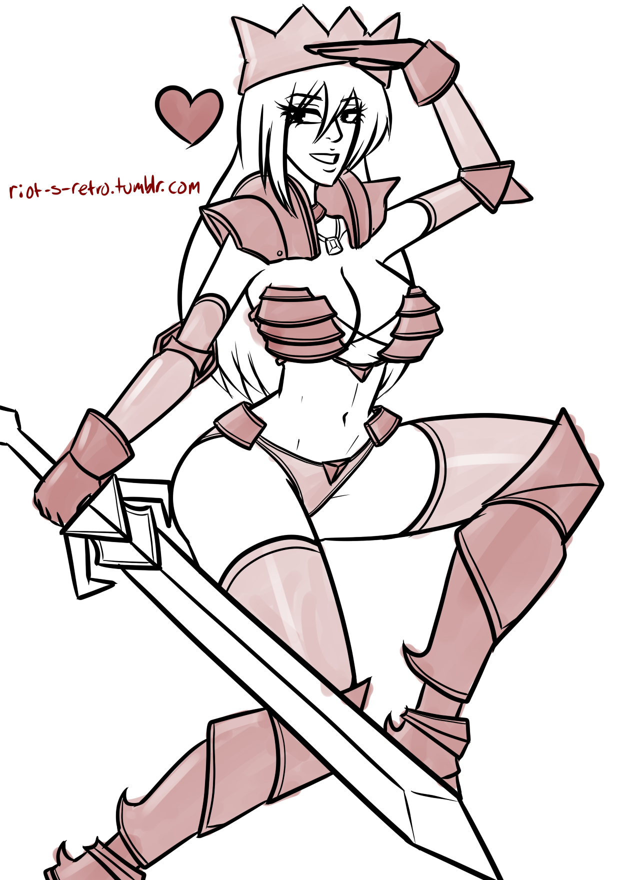 A redraw of a picture I did what feels like forever ago. I liked the idea but the
