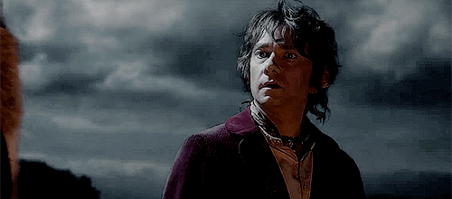 tomehewas: bagginshield + stop trying to scare our hobbit