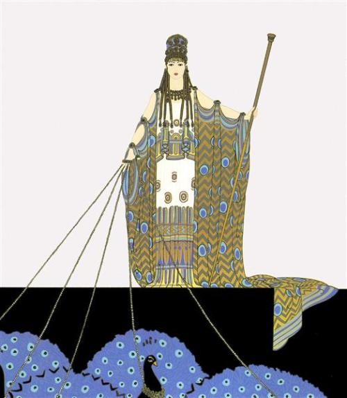 Hera by Erté. 1981.The companion to this is Zeus