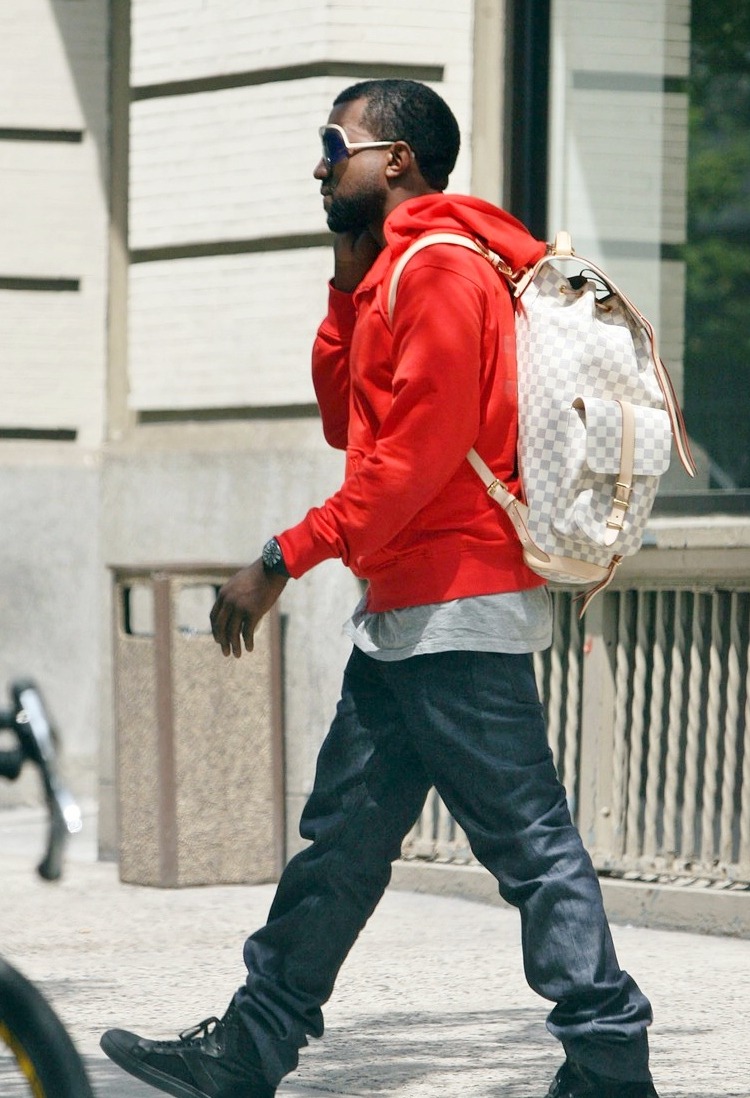 kanye louis vuitton backpack