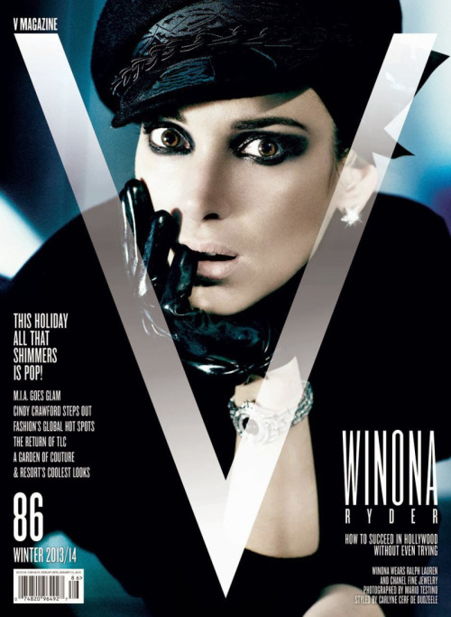  Winona Ryder by Mario Testino for V #86 Fall/Winter 2013.14 https://www.facebook.com/media/set/?set