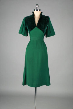 omgthatdress:  Dress 1940s Mill Street Vintage
