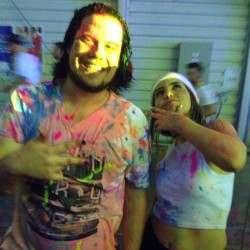 Making friends at #ultraglow 😄🎨 #paintparty #glow #toocoolforschool #yo #saycheese