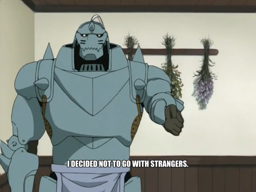 electric-chai:  Alphonse teaches independence and stranger danger 