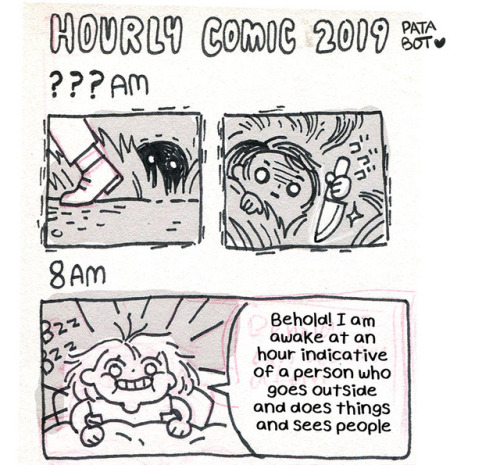 Hourly Comics PT 1Feb 1st is hourly comics day! I think this is the 3rd or 4th yr in a row I’ve part