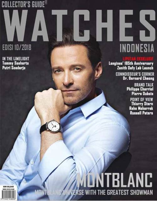 Hugh Jackman for &ldquo;Collector&rsquo;s Guide Watches&rdquo; magazine. via www