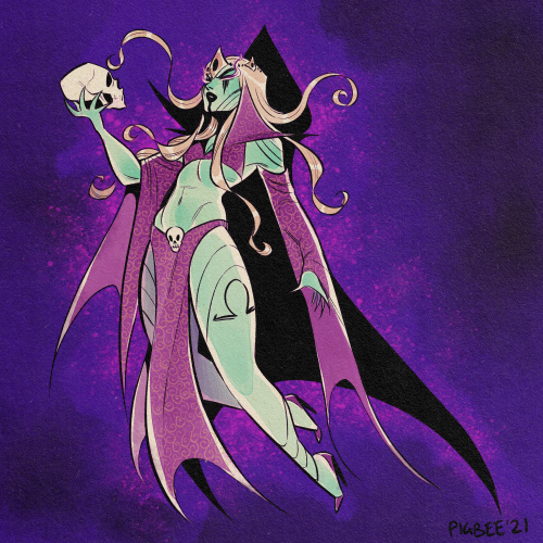 Month of Monstergirls day 24: lich