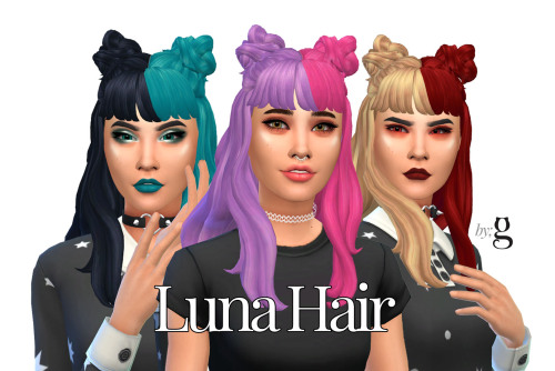 sims 4 luna hair sims 4 luna hair