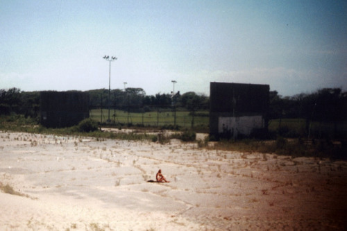 double exposure Rockaway Beach #35mm