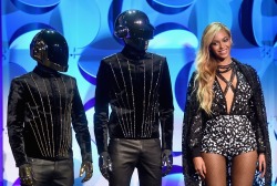 daftpunkhq:    Daft Punk and Beyoncé at