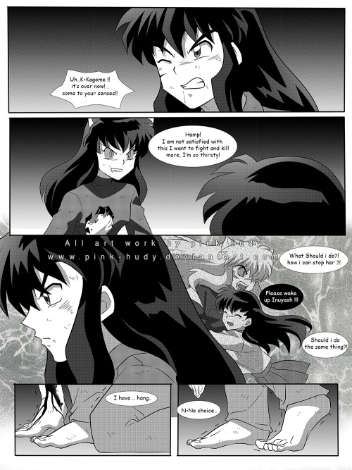 Read the next 3 pages on my patreon just $1 :3 www.patreon.com/pinkhudywhat Inuyasha will do