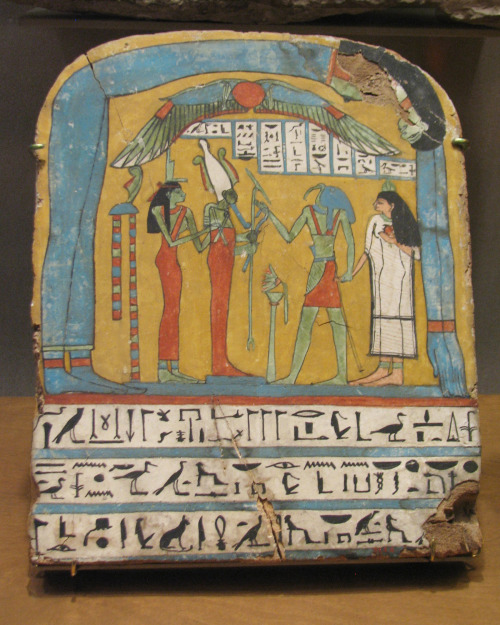 Funerary Stela of the Lady of the House Tabakenkhonsu; Late Third Intermediate Period- Saite Period 