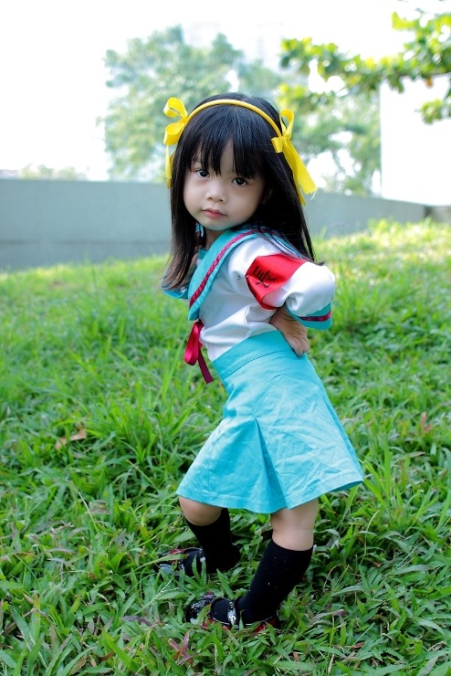  NiNi. 5 years old Taiwanese cosplayer.WorldArt | Facebook 
