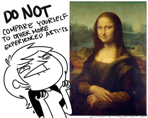 shubbabang:  do not compare yourself to leonardo da vinci   leonardo da vinci-senpai > .<