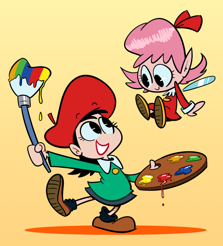 The Joke is Fat — Great to see Adeleine and Ribbon back in Kirby...