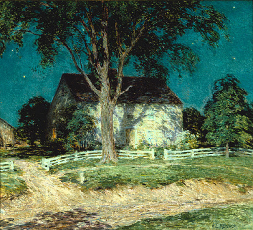 willard-metcalf: Old Homestead Connecticut, 1914, Willard Metcalf