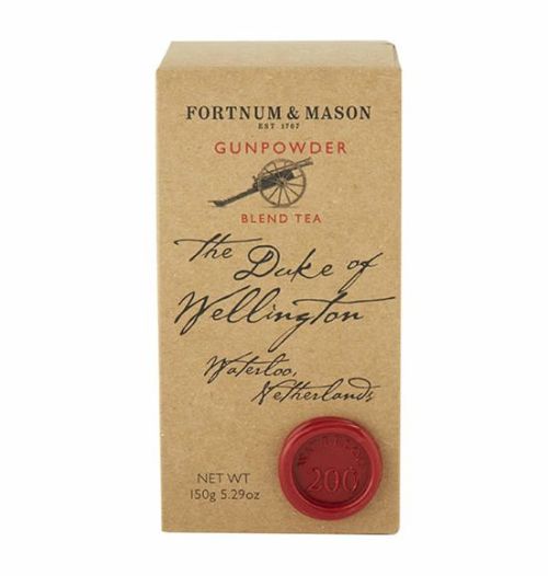 ladycashasatiger: Fortnum & Mason reveals new Waterloo Gunpowder Blend Tea for £9.95.To commemor