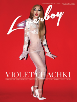 sofast–somaybe:  Violet Chachki covering Loverboy Magazine! Photographed by Josef Jasso