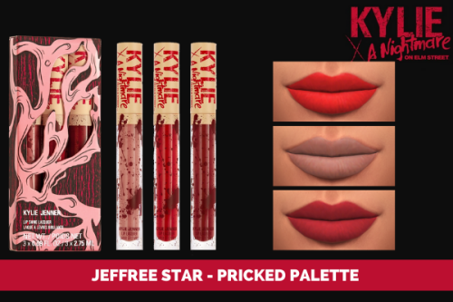     KYLIE X A NIGHTMARE ON ELM STREET COLLECTIONEyeshadows / Lips CategoryHQ mod compatibl