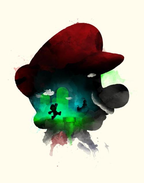 xombiedirge:Mario by Bruce Yan / Tumblr / Twitter 11” X 14” Screen print, timed released edition ava