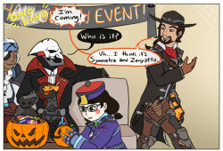 bluebloodtanuki-bbt:The Overwatch Halloween