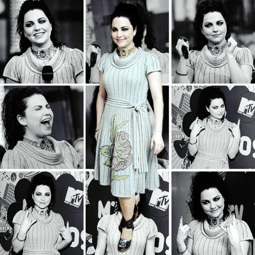 hauntedwhispers:  Evanescence ruined my life meme | (5) Favorite Outfits 04/05: Pale blue dress with