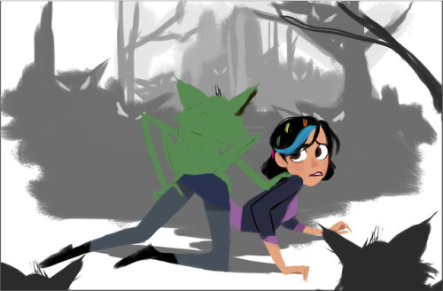 budu-nsfw:Some old Claire stuff. I miss Trollhunters so much ):